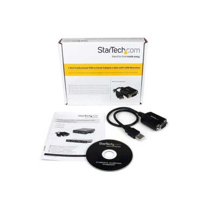StarTech.com Cavo Adattatore USB 2.0 a Seriale RS232 DB9 con interfaccia COM - A