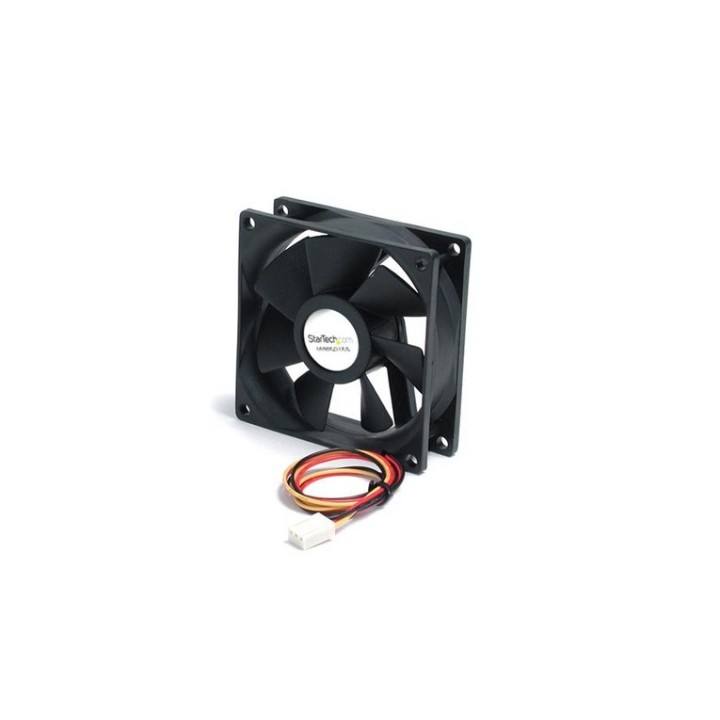 StarTech.com Ventola computer silenziosa con cuscinetto a sfera 80x25 mm con con (FAN8X25TX3L)