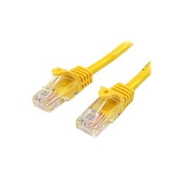 StarTech.com Cavo di rete CAT 5e - Cavo Patch Ethernet RJ45 UTP Giallo da 1m  an