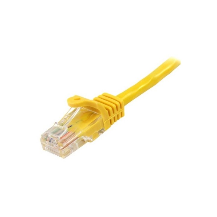 StarTech.com Cavo di rete CAT 5e - Cavo Patch Ethernet RJ45 UTP Giallo da 1m  an