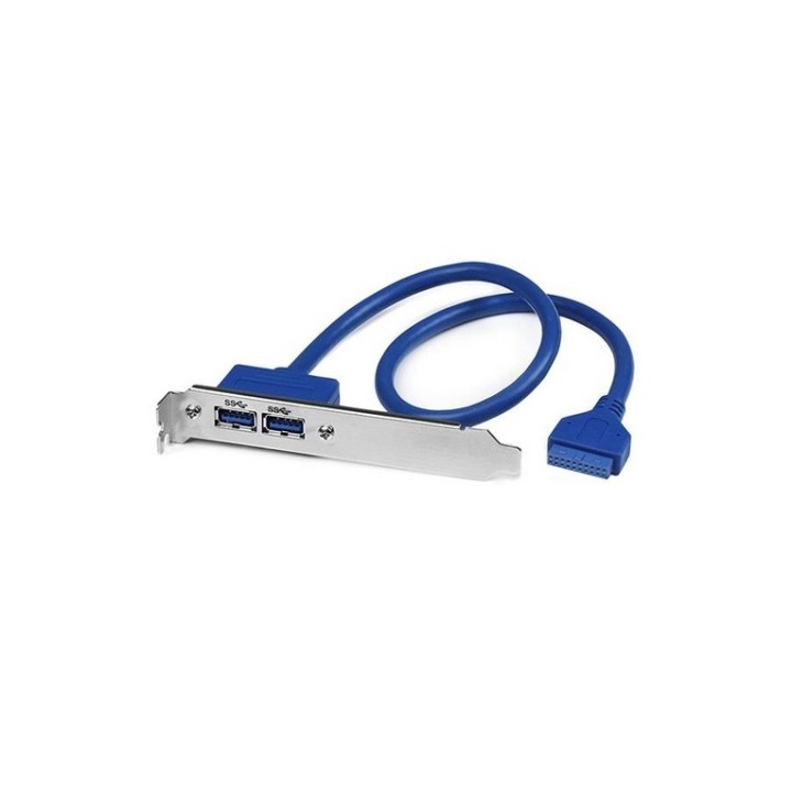 StarTech.com Adattatore piastra slot USB 3.0 A femmina 2 porte - Pannello USB -