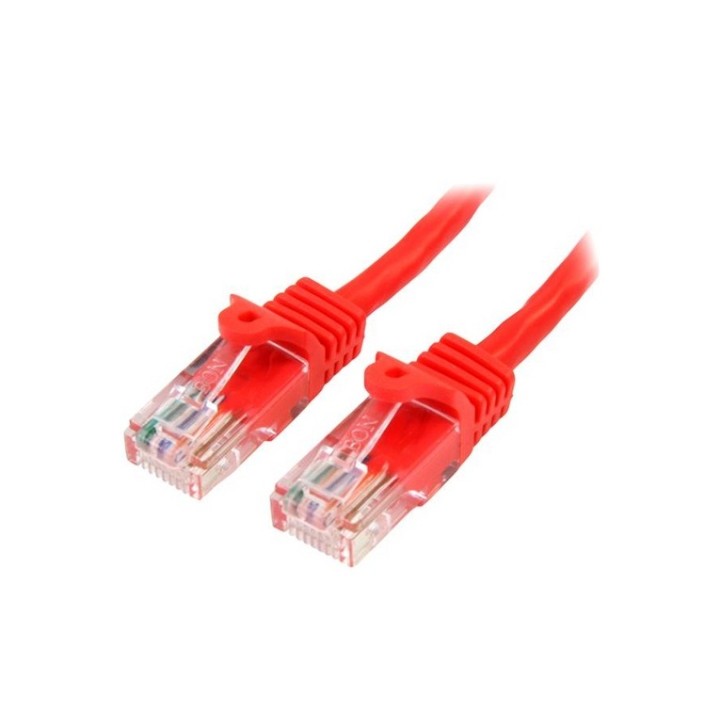 Startech Cavo di Rete da 10m Rosso Cat5e Ethernet RJ45 Antigroviglio - Cavo Patc