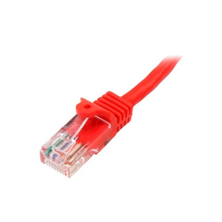 Startech Cavo di Rete da 10m Rosso Cat5e Ethernet RJ45 Antigroviglio - Cavo Patc