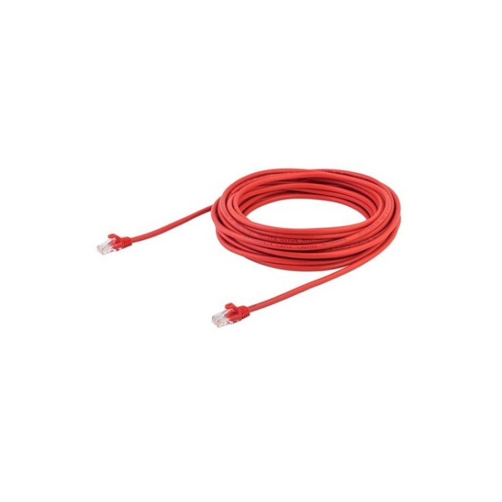 Startech Cavo di Rete da 10m Rosso Cat5e Ethernet RJ45 Antigroviglio - Cavo Patc