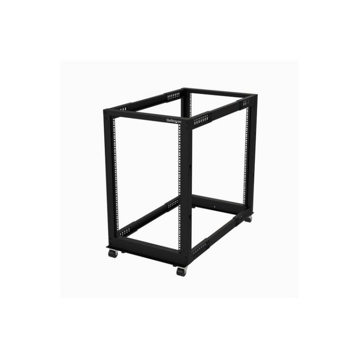 StarTech.com Armadio Server Rack con 4 staffe a Telaio Aperto 18U con profondità