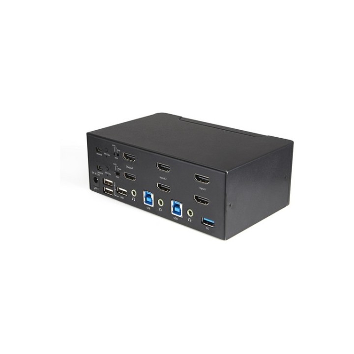Startech KVM Switch HDMI a 2 porte e doppio monitor 4K60Hz Ultra HD HDR - Switch