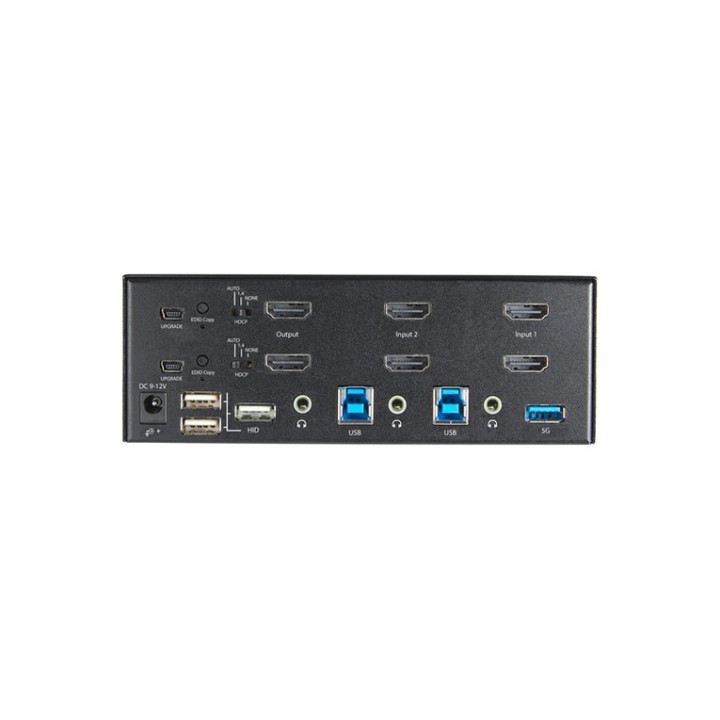 Startech KVM Switch HDMI a 2 porte e doppio monitor 4K60Hz Ultra HD HDR - Switch