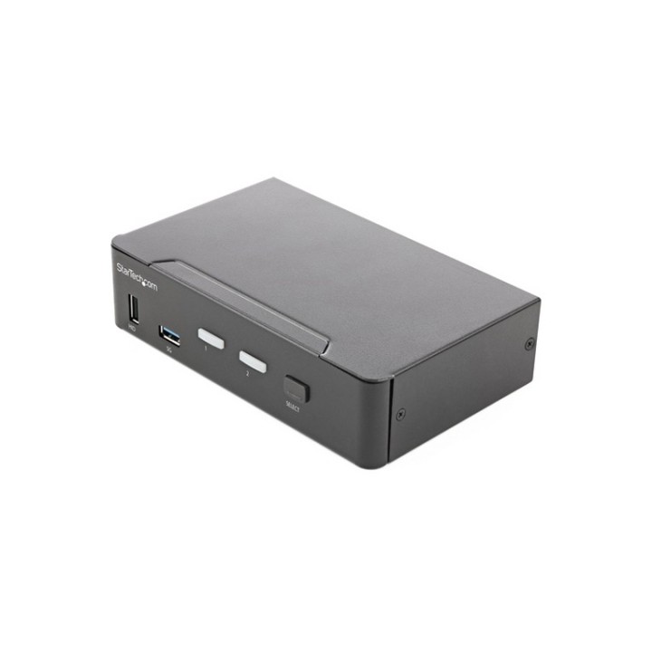 Startech KVM Switch HDMI a 2 porte - Monitor singolo 4K 60Hz Ultra HD HDR - Swit