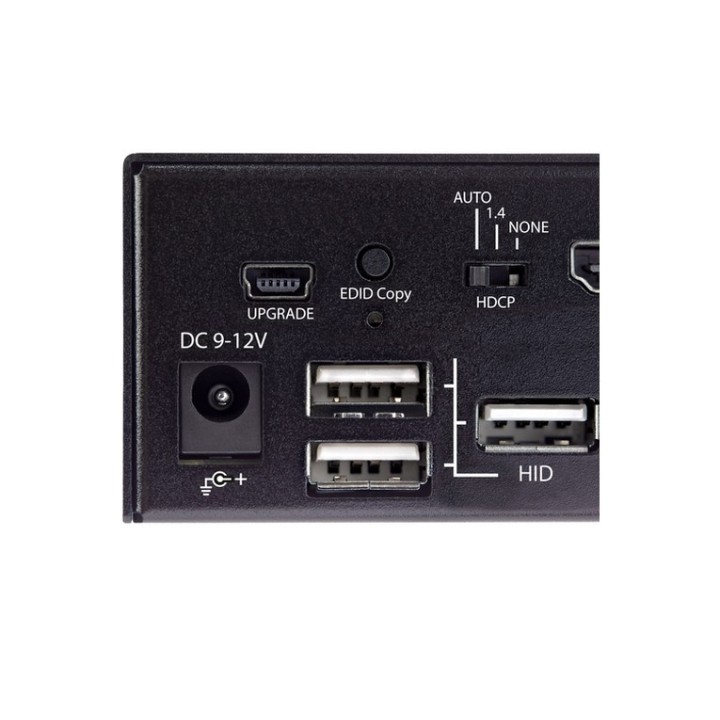 Startech KVM Switch HDMI a 2 porte - Monitor singolo 4K 60Hz Ultra HD HDR - Swit