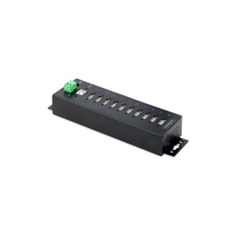 Startech 10-Port Industrial USB 2.0 Hub, Rugged USB Hub w/15kV Air/8kV Contact E