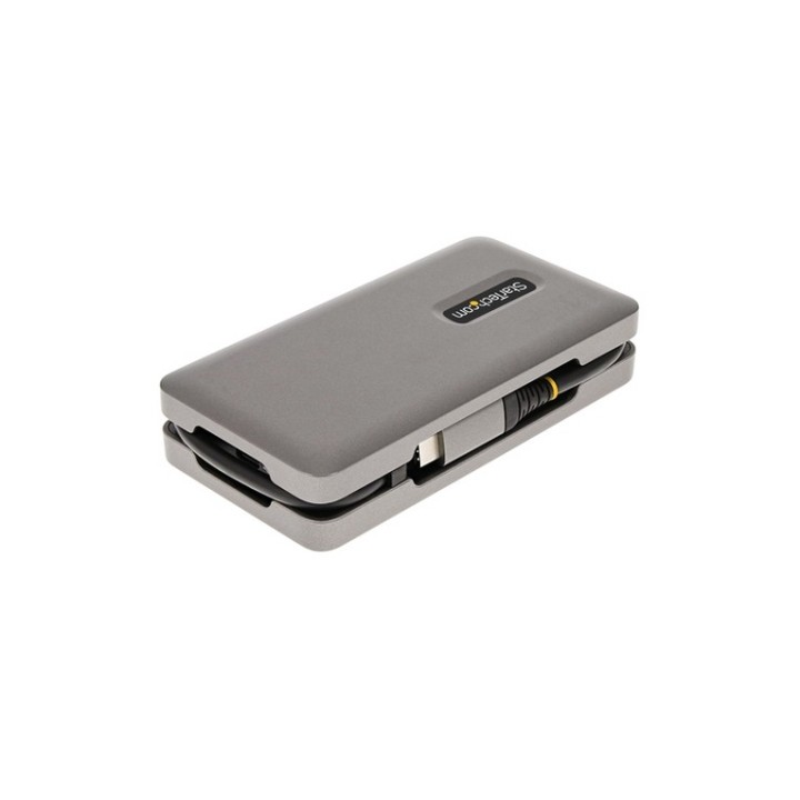 StarTech.com USB-C Multiport Adapter, 4K 60Hz HDMI/DP Video, 3-Port USB Hub, 100