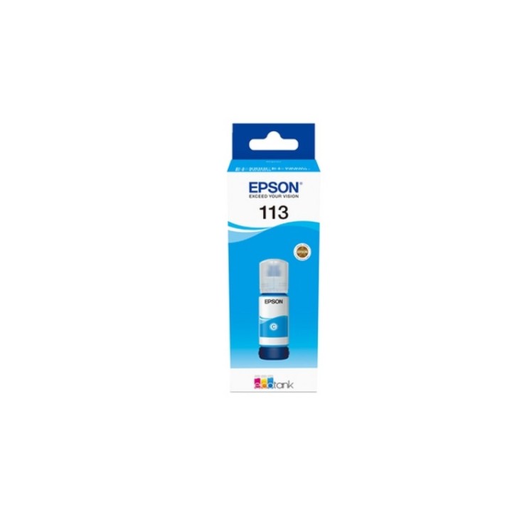 Epson EcoTank 113 - 70 ml - ciano - originale - ricarica inchiostro - per EcoTan (C13T06B240)