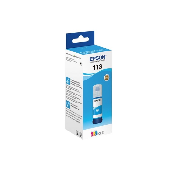 Epson EcoTank 113 - 70 ml - ciano - originale - ricarica inchiostro - per EcoTan (C13T06B240)