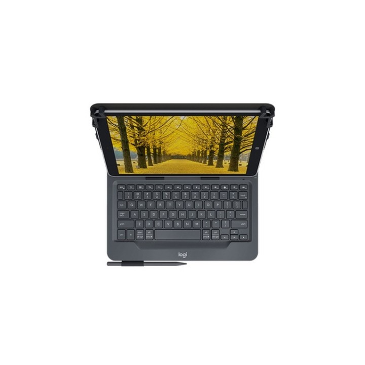 Logitech Universal - Custodia tastiera e carta - senza fili - Bluetooth 3.0 - QW