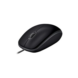 Logitech B110 Silent - Mouse - per destrorsi e per sinistrorsi - ottica - 3 puls