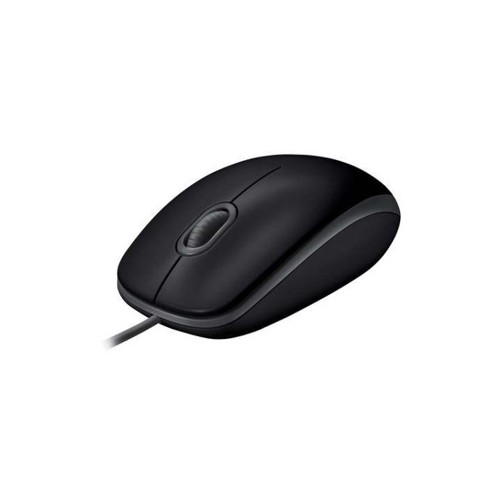 Logitech B110 Silent - Mouse - per destrorsi e per sinistrorsi - ottica - 3 puls