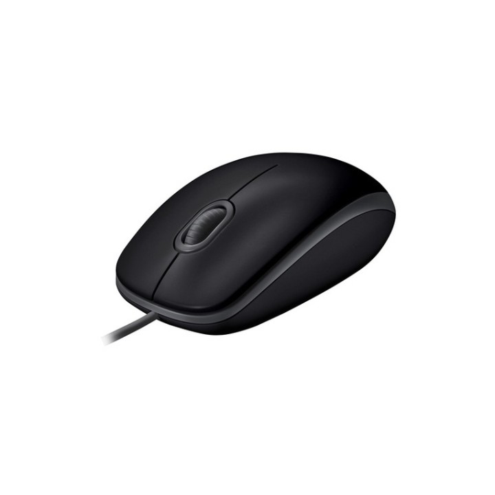Logitech B110 Silent - Mouse - per destrorsi e per sinistrorsi - ottica - 3 puls