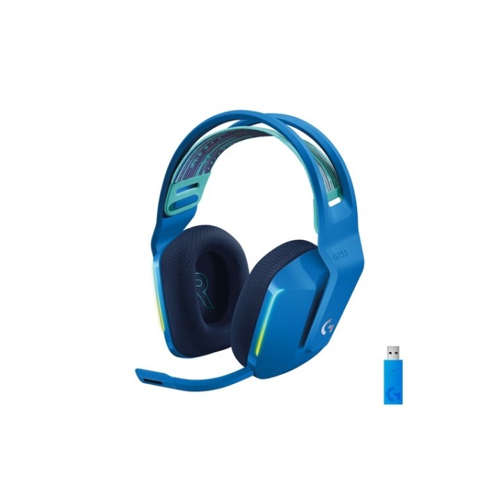 Logitech G G733 LIGHTSPEED Wireless RGB Gaming Headset - Cuffie con microfono -