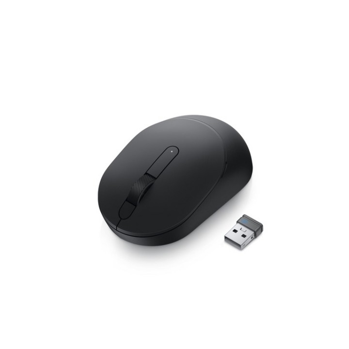 Dell MS3320W - Mouse - ottica - 3 pulsanti - senza fili - 2.4 GHz, Bluetooth 5.0 (MS3320W-BLK)