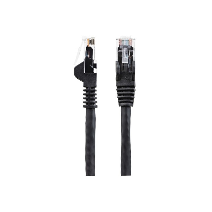 StarTech.com Cavo Ethernet Cat 6 UTP da 2m - Cavo di rete lan Cat6 10 Gigabit 10 (N6LPATCH2MBK)