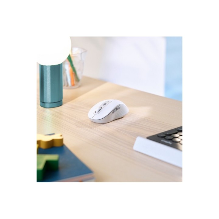 Logitech Signature M650 - Mouse - ottica - 5 pulsanti - senza fili - 2.4 GHz, Bl (910-006255)