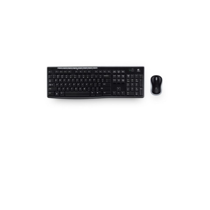 Logitech MK270 Wireless Combo - Set mouse e tastiera - senza fili - 2.4 GHz - QW (920-004508)