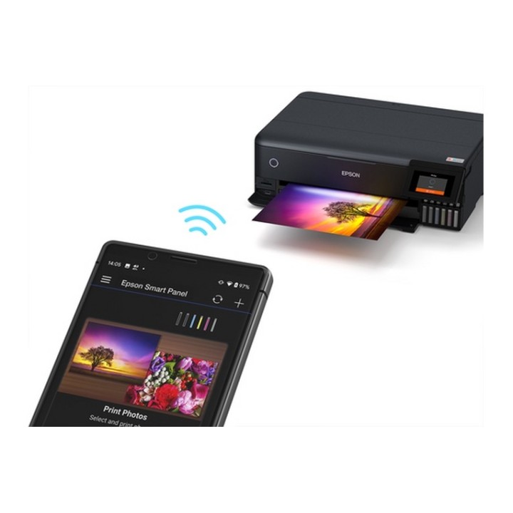 Epson EcoTank ET-8550 - Stampante multifunzione - colore - ink-jet - ricaricabil (C11CJ21401)
