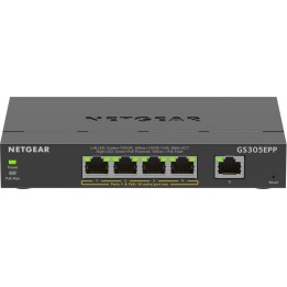 NETGEAR Plus GS305EPP - Switch - intelligente - 5 x 10/100/1000 (4 PoE+) - deskt
