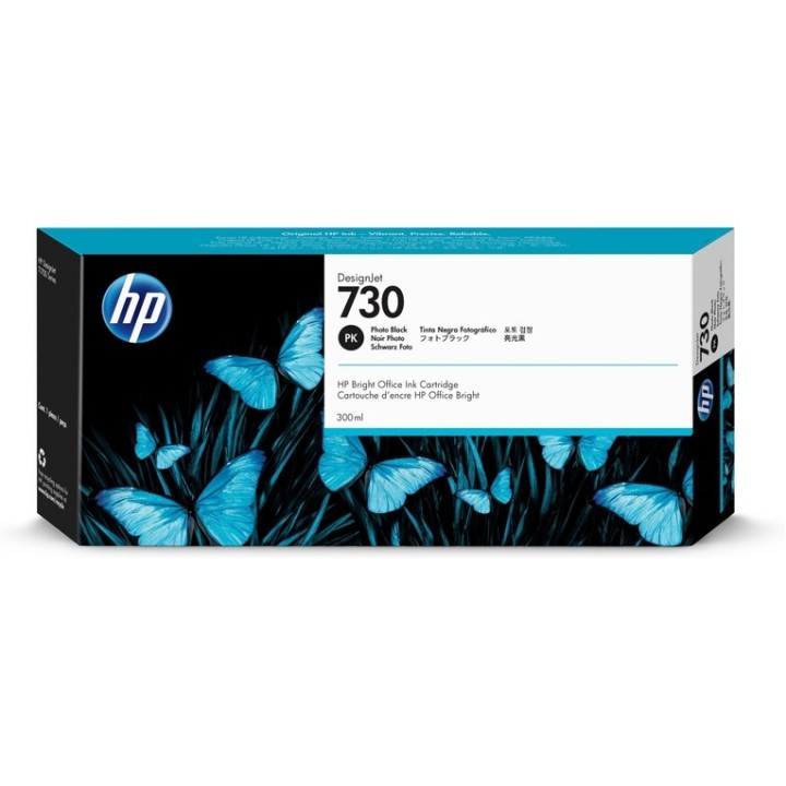 HP 730 - 300 ml - alta capacità - nero per foto - originale - DesignJet - cartuc