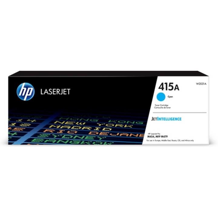 HP 415A - Ciano - originale - LaserJet - cartuccia toner (W2031A) - per Color La