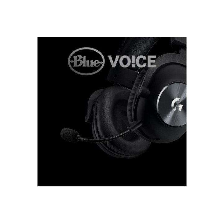 Logitech G Pro X - Cuffie con microfono - dimensione completa - cablato - jack 3 (981-000818)