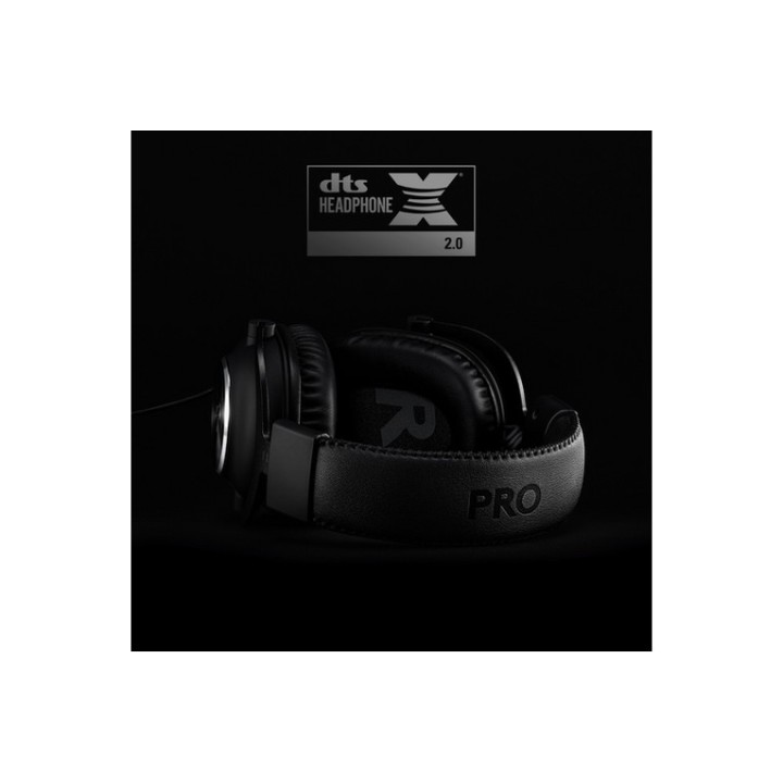 Logitech G Pro X - Cuffie con microfono - dimensione completa - cablato - jack 3 (981-000818)