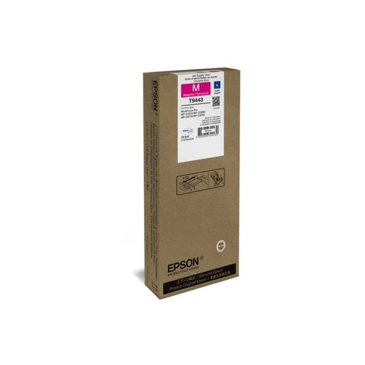 Epson T9443 - 19.9 ml - taglia L - magenta - originale - cartuccia d'inchiostro