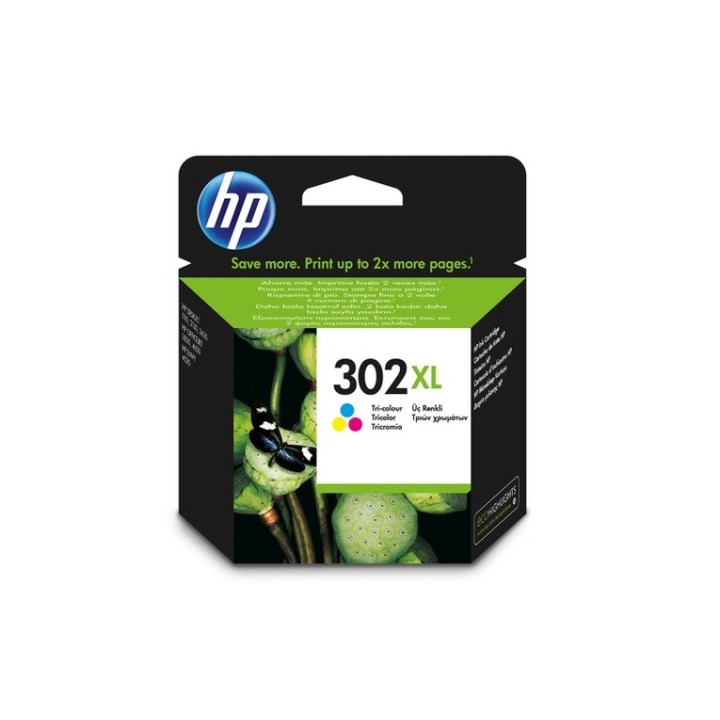 HP 302XL - 8 ml - Alta resa - colore (ciano, magenta, giallo) - originale - cart