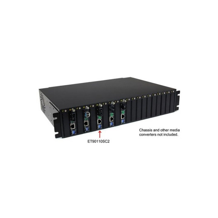 StarTech.com Convertitore media fibra multimodale 10/100 Mbps SC 2 km - Media co