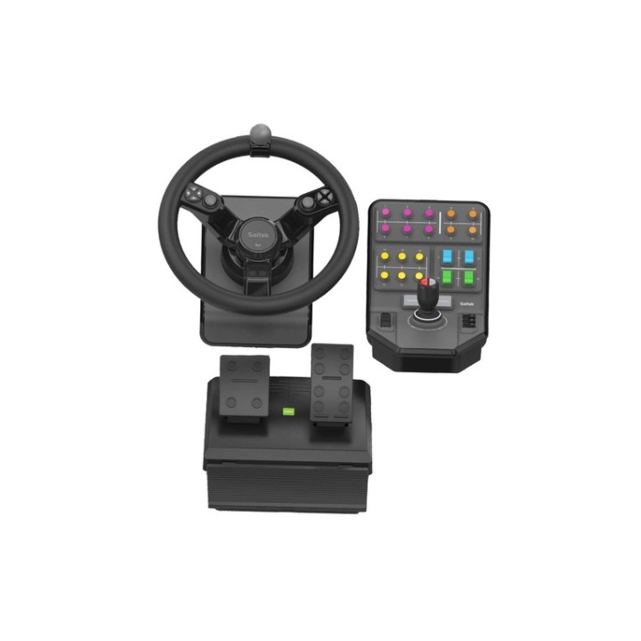Logitech Heavy Equipment - G-Series - volante e pedali - cablato - per PC (945-000062)