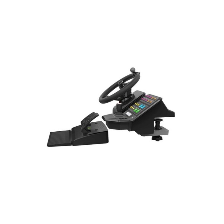 Logitech Heavy Equipment - G-Series - volante e pedali - cablato - per PC (945-000062)