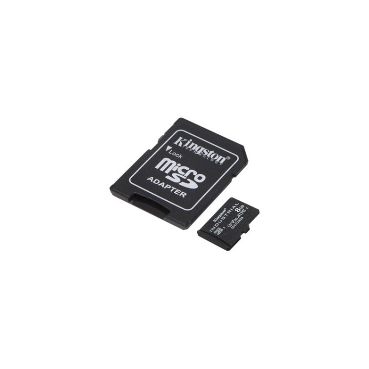 Kingston Industrial - Scheda di memoria flash (adattatore microSDHC per SD in do (SDCIT2/8GB)