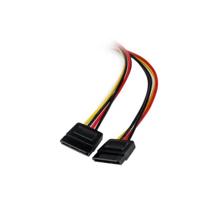 StarTech.com Cavo adattatore LP4 di alimentazione a Y, 2 x SATA, 30 cm - Adattat (PYO2LP4SATA)