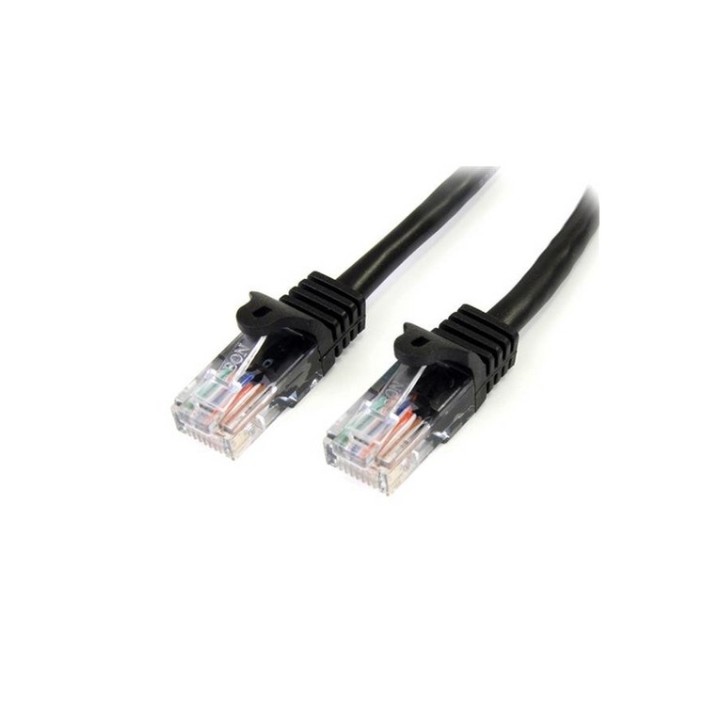 StarTech.com Cavo di rete CAT 5e - Cavo Patch Ethernet RJ45 UTP Nero da 3m  anti