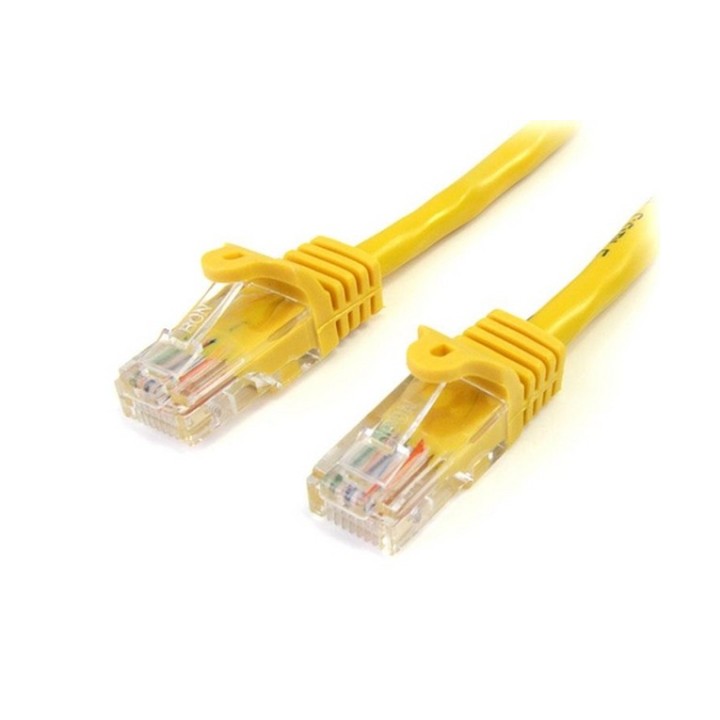 StarTech.com Cavo di rete CAT 5e - Cavo Patch Ethernet RJ45 UTP Giallo da 2m  an