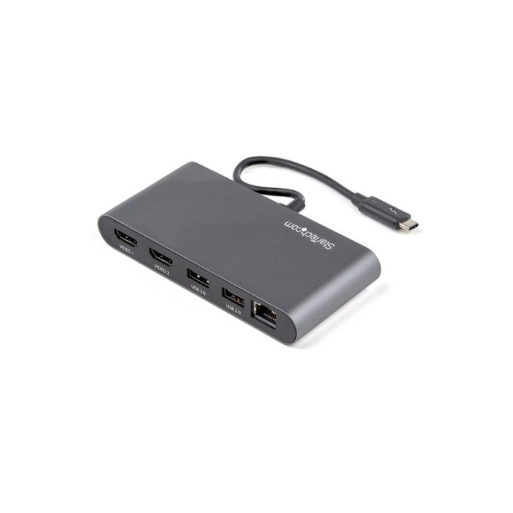StarTech.com Thunderbolt 3 Mini Dock - TB3 Docking Station per 2 monitor HDMI 4K