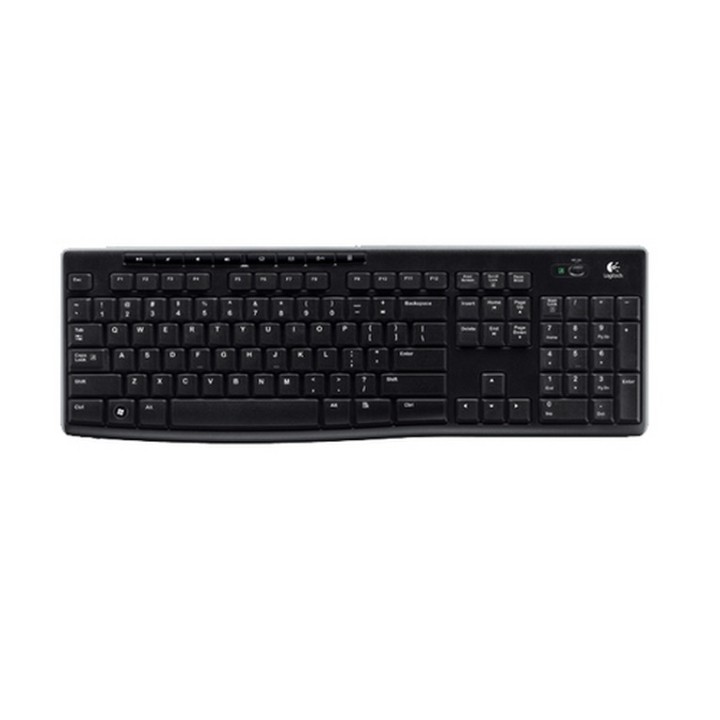 Logitech Wireless Keyboard K270 - Tastiera - senza fili - 2.4 GHz - Nordico (920-003735)