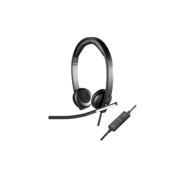 Logitech USB Headset Stereo H650e - Cuffie con microfono - over ear - cablato