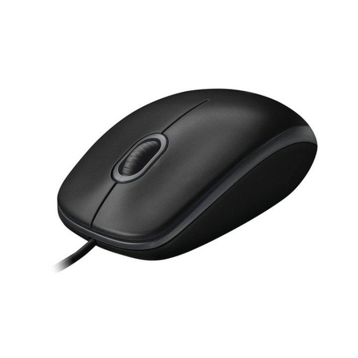 Logitech B100 - Mouse - per destrorsi e per sinistrorsi - ottica - 3 pulsanti - (910-003357)