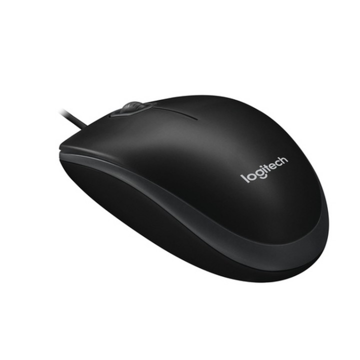 Logitech B100 - Mouse - per destrorsi e per sinistrorsi - ottica - 3 pulsanti - (910-003357)