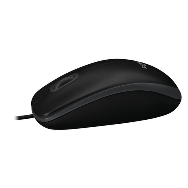 Logitech B100 - Mouse - per destrorsi e per sinistrorsi - ottica - 3 pulsanti - (910-003357)