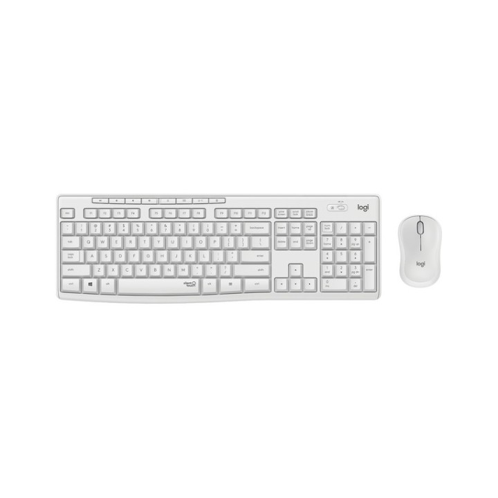 Logitech MK295 Silent - Set mouse e tastiera - senza fili - 2.4 GHz - QWERTZ - T (920-009819)