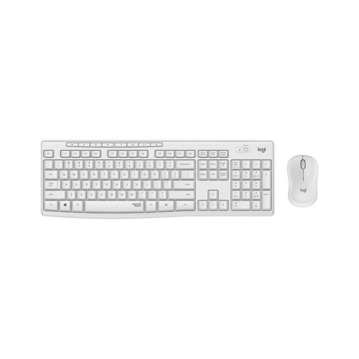 Logitech MK295 Silent - Set mouse e tastiera - senza fili - 2.4 GHz - QWERTZ - T (920-009819)