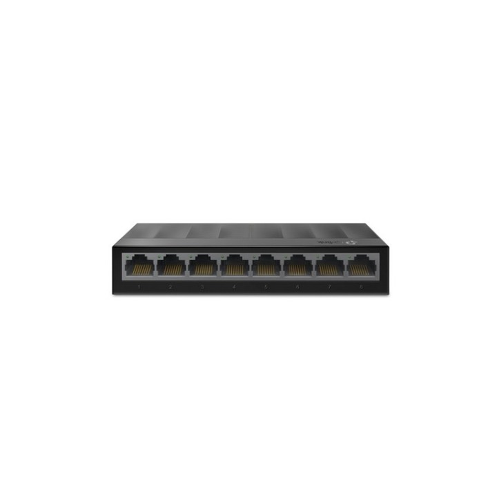 TP-Link LiteWave LS1008G - Switch - unmanaged - 8 x 10/100/1000 - desktop, monta (LS1008G)